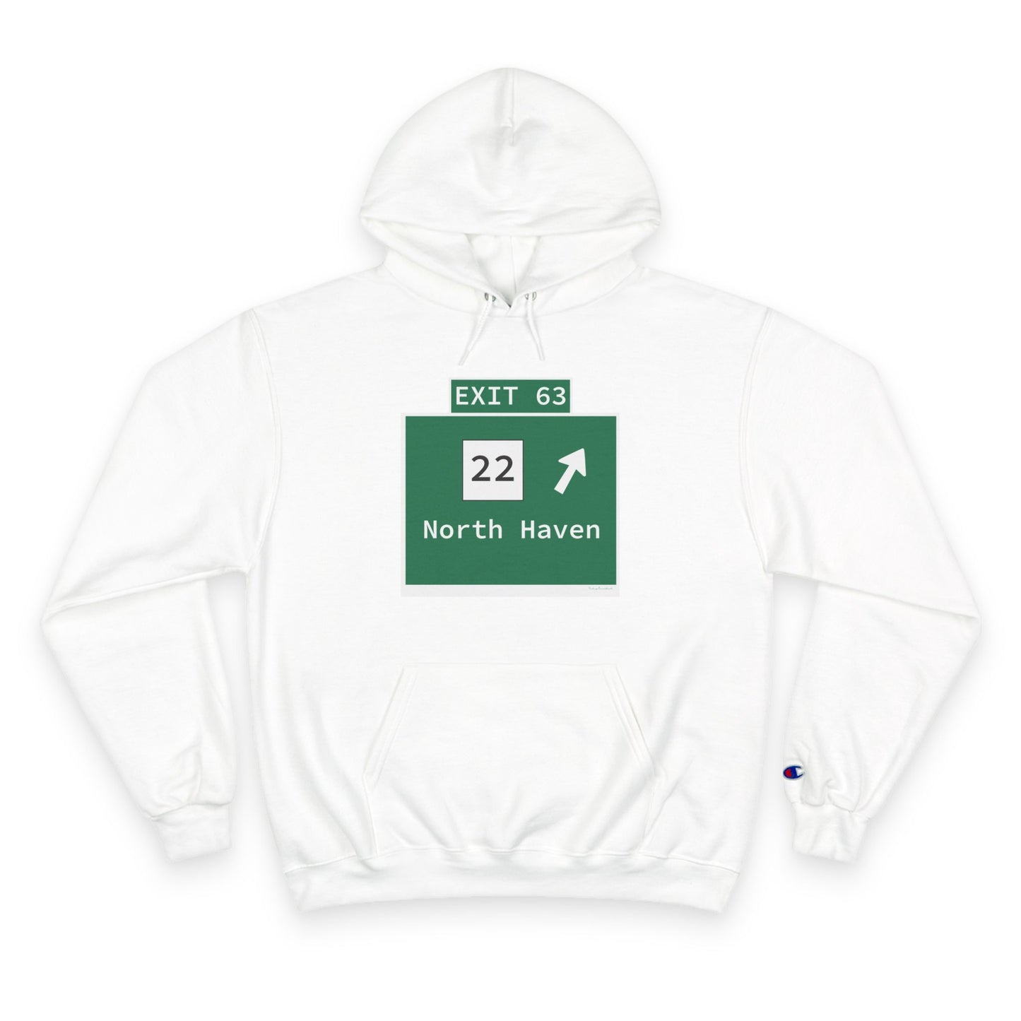 Vintage WCP Exit 63 Sign Champion Hoodie