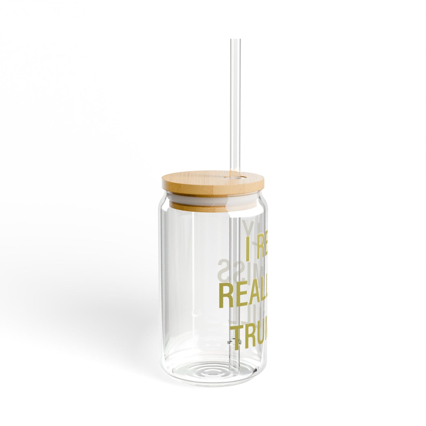 I Really Really Miss Trumbull Sipper Glass, 16oz