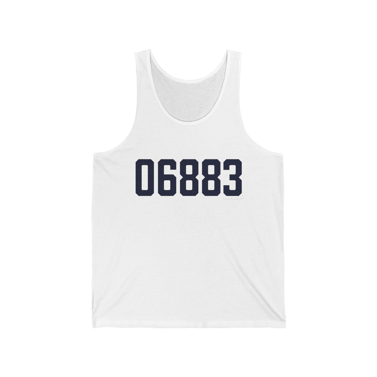 06883 Weston Connecticut Zip Code Unisex Jersey Tank Top