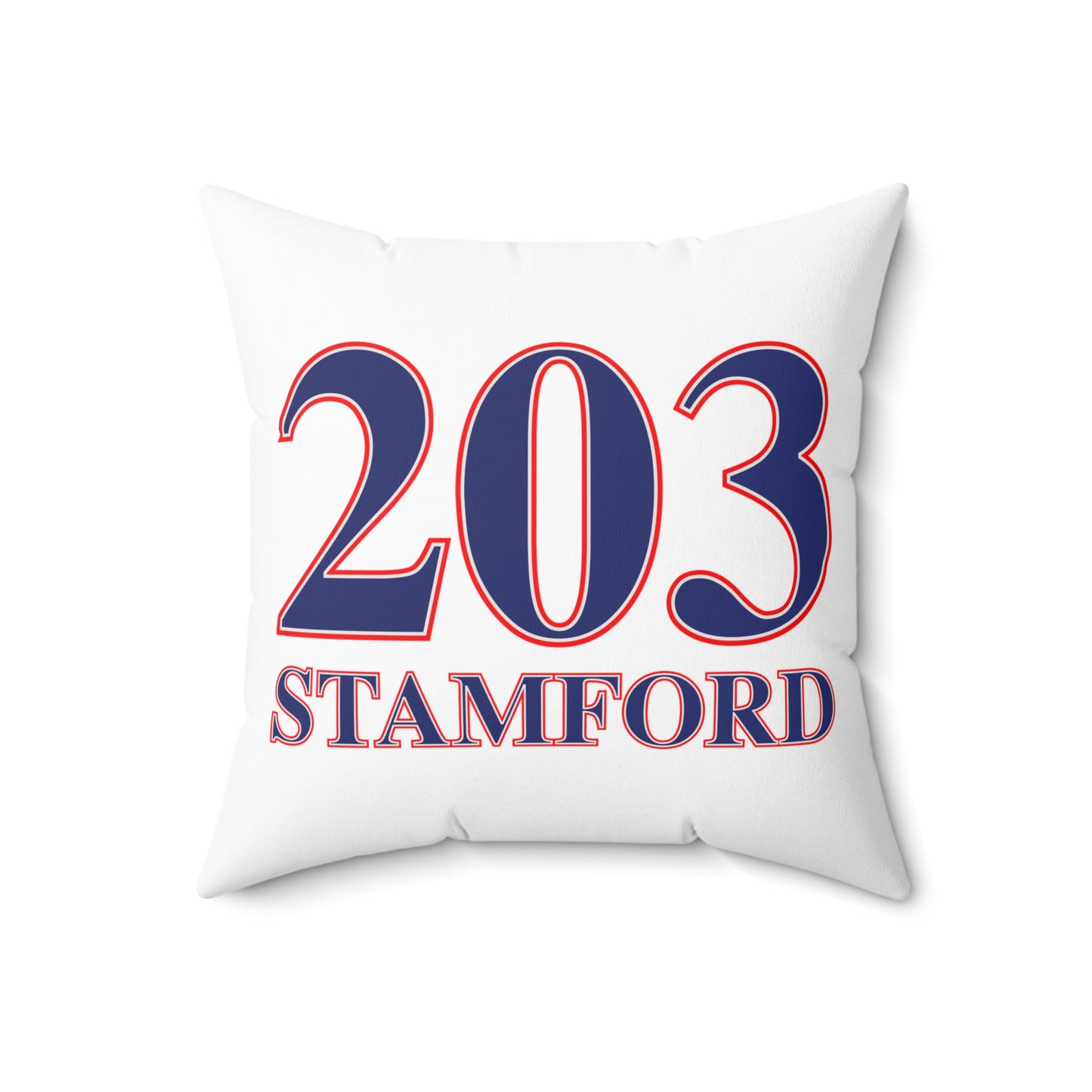 203 Stamford Red White & Blue Spun Polyester Square Pillow