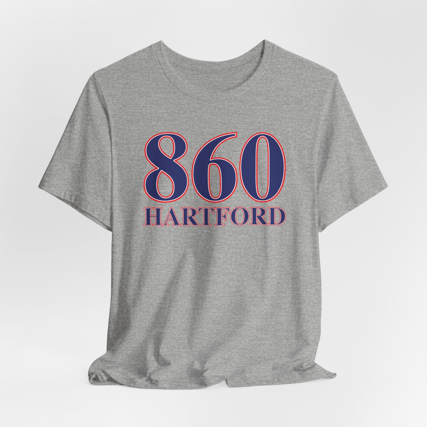 860 Hartford Red White & Blue Unisex Jersey Short Sleeve T-Shirt