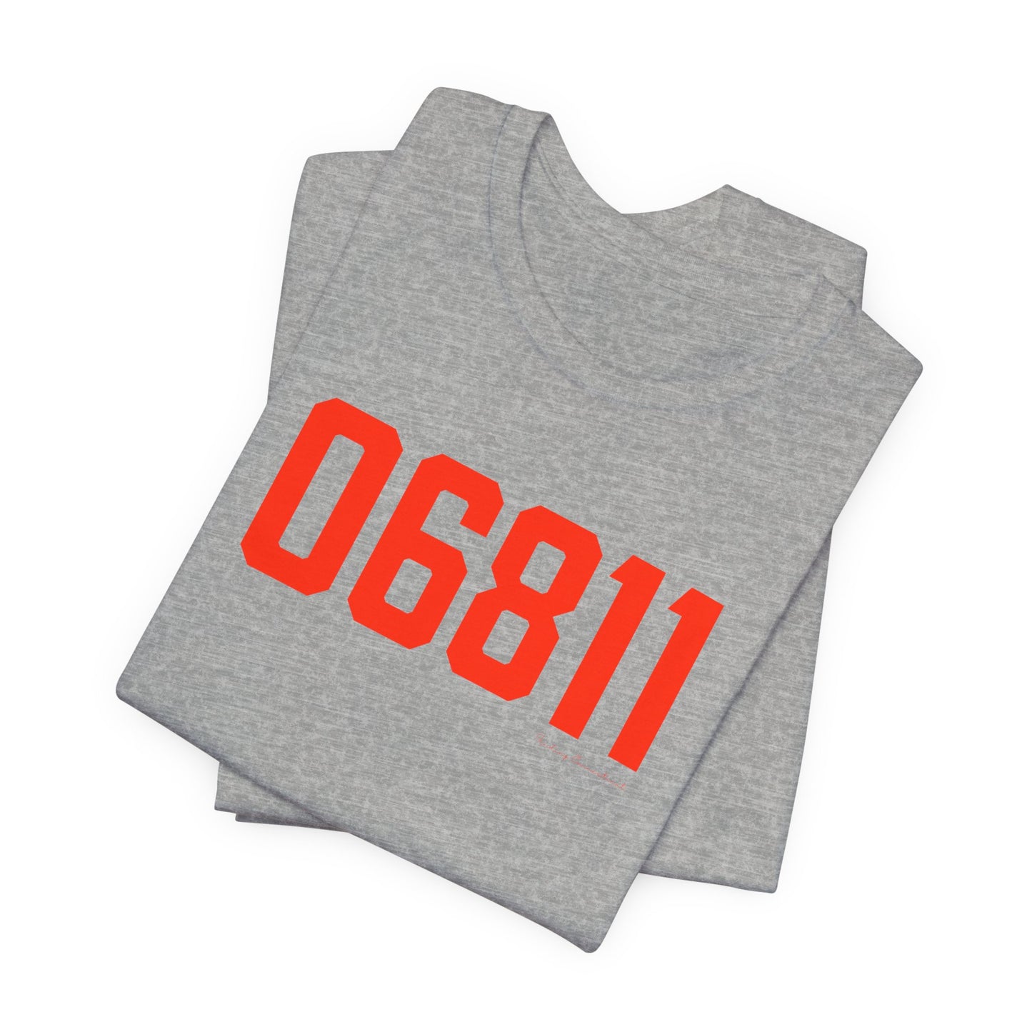 06811 Danbury Connecticut Zip Code Unisex Jersey Short Sleeve T-Shirt