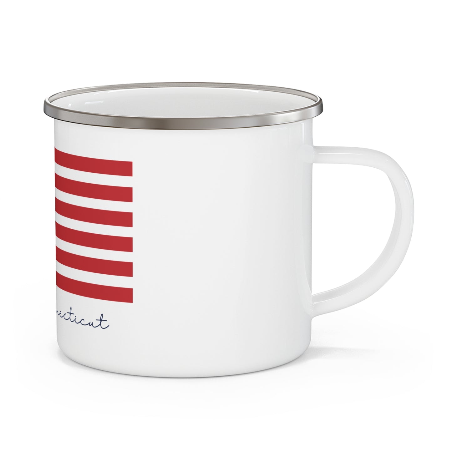 Branford Connecticut Flag Enamel Camping Mug