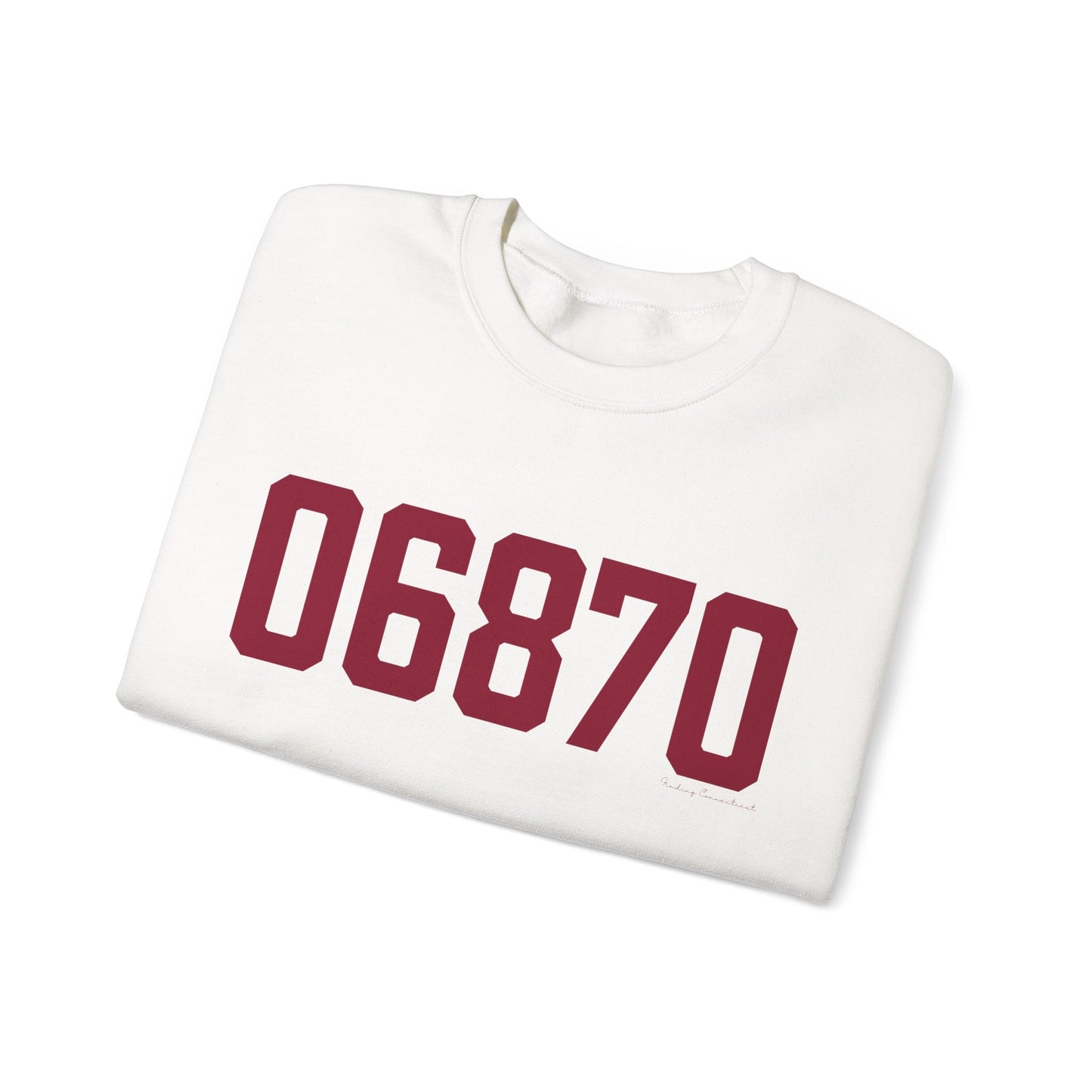 06870 - Greenwich Connecticut Zip Code Unisex Heavy Blend™ Crewneck Sweatshirt