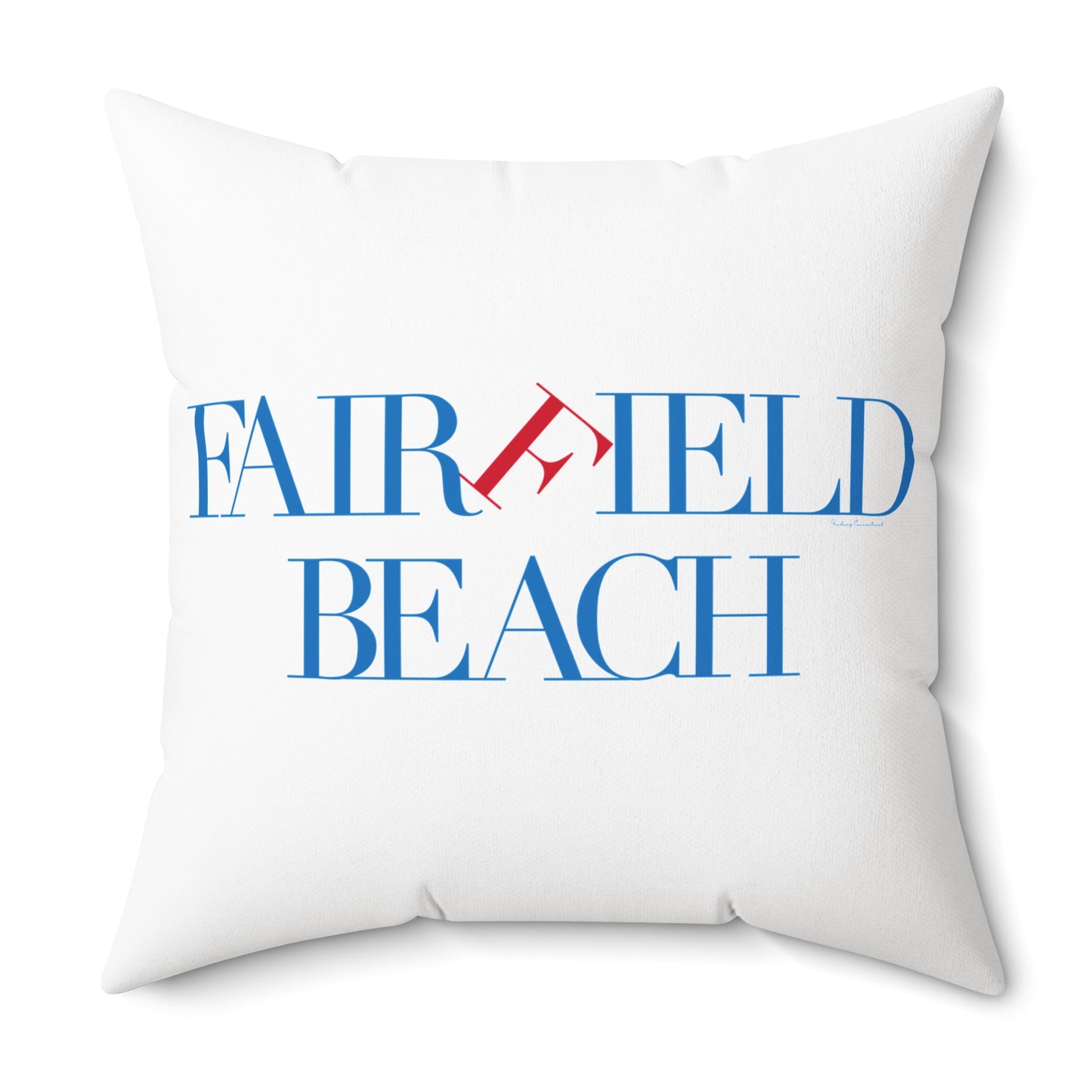 41 Tilt Fairfield Beach Spun Polyester Square Pillow
