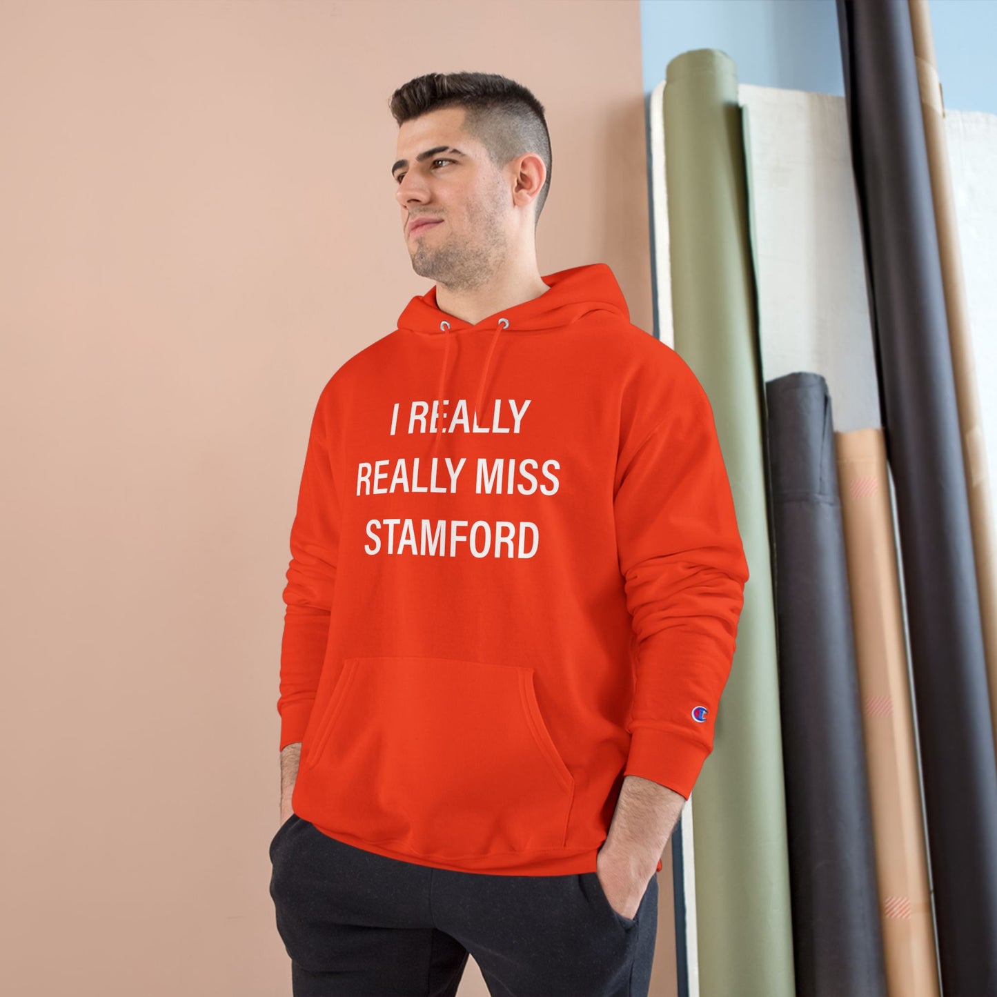 I Really Really Miss Stamford Champion Hoodie