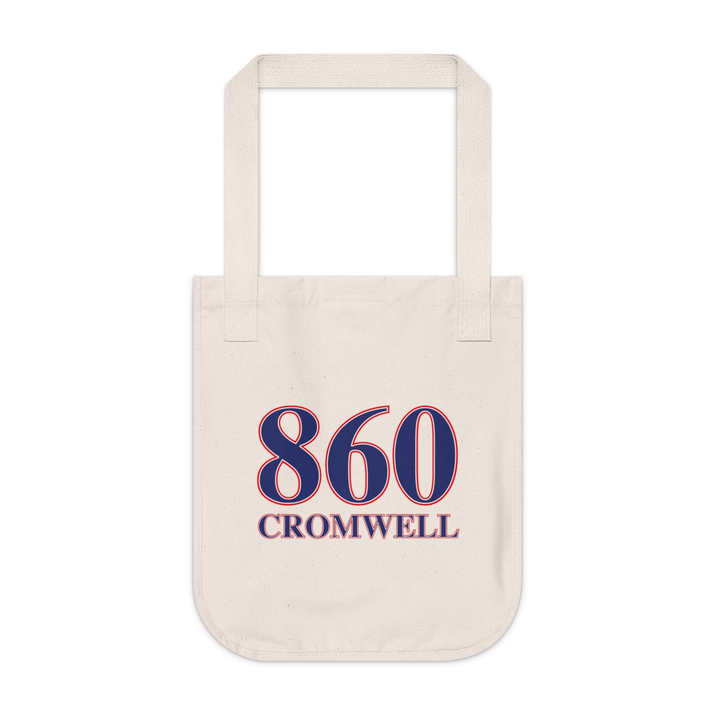 860 Cromwell Red, White & Blue Organic Canvas Tote Bag