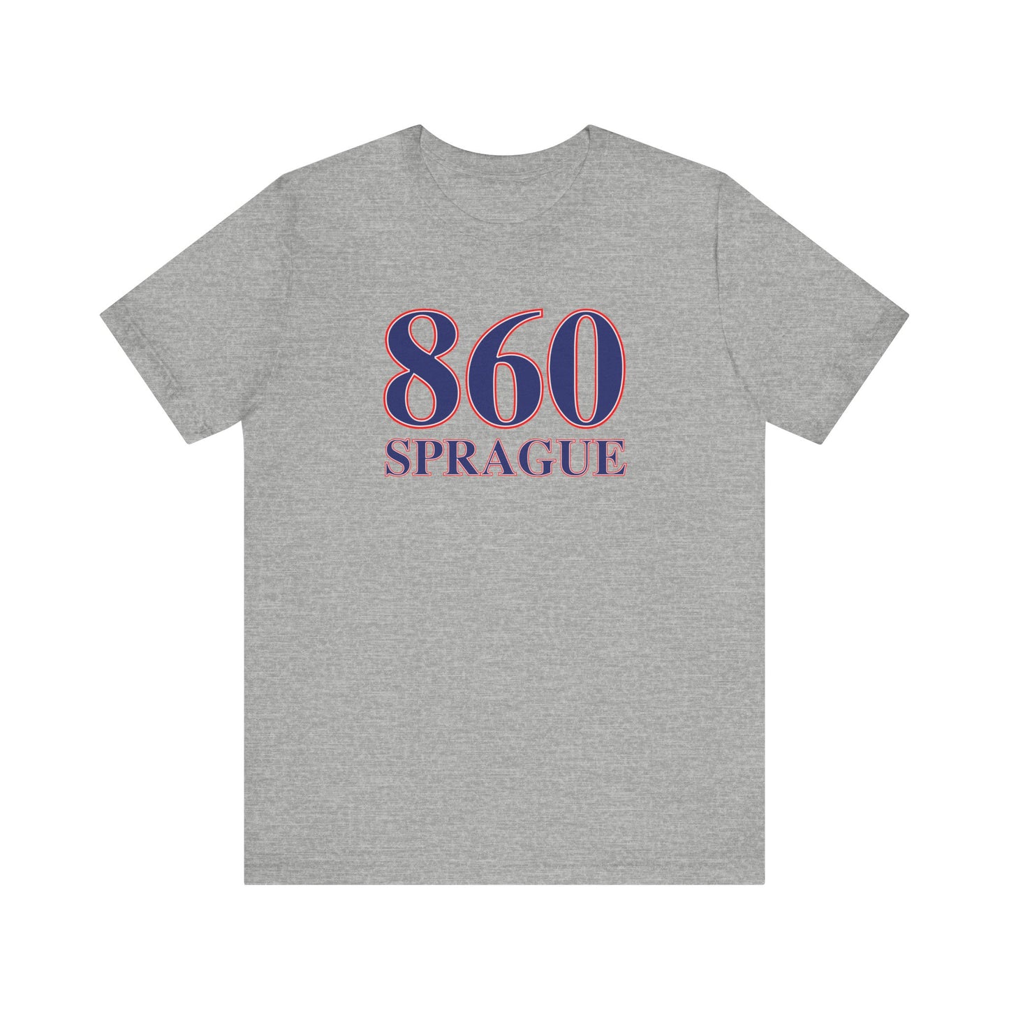 860 Sprague Red White & Blue Unisex Jersey Short Sleeve T-Shirt