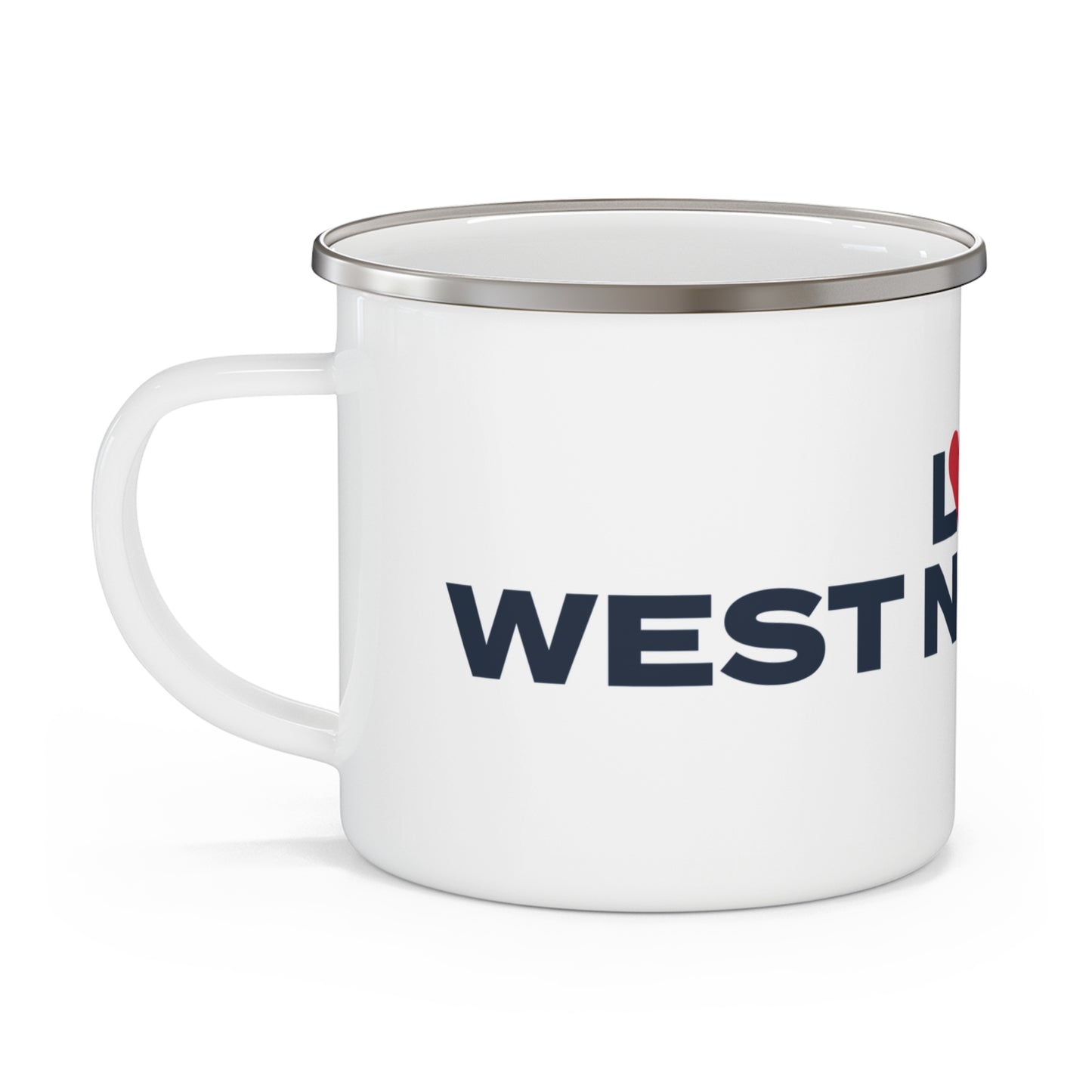 Love West Norwalk Enamel Camping Mug