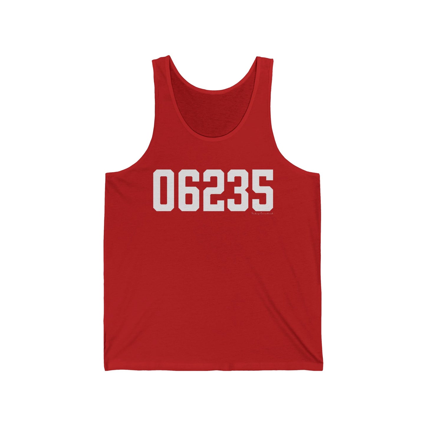 06235 Chaplin CT Zip Code Unisex Jersey Tank Top