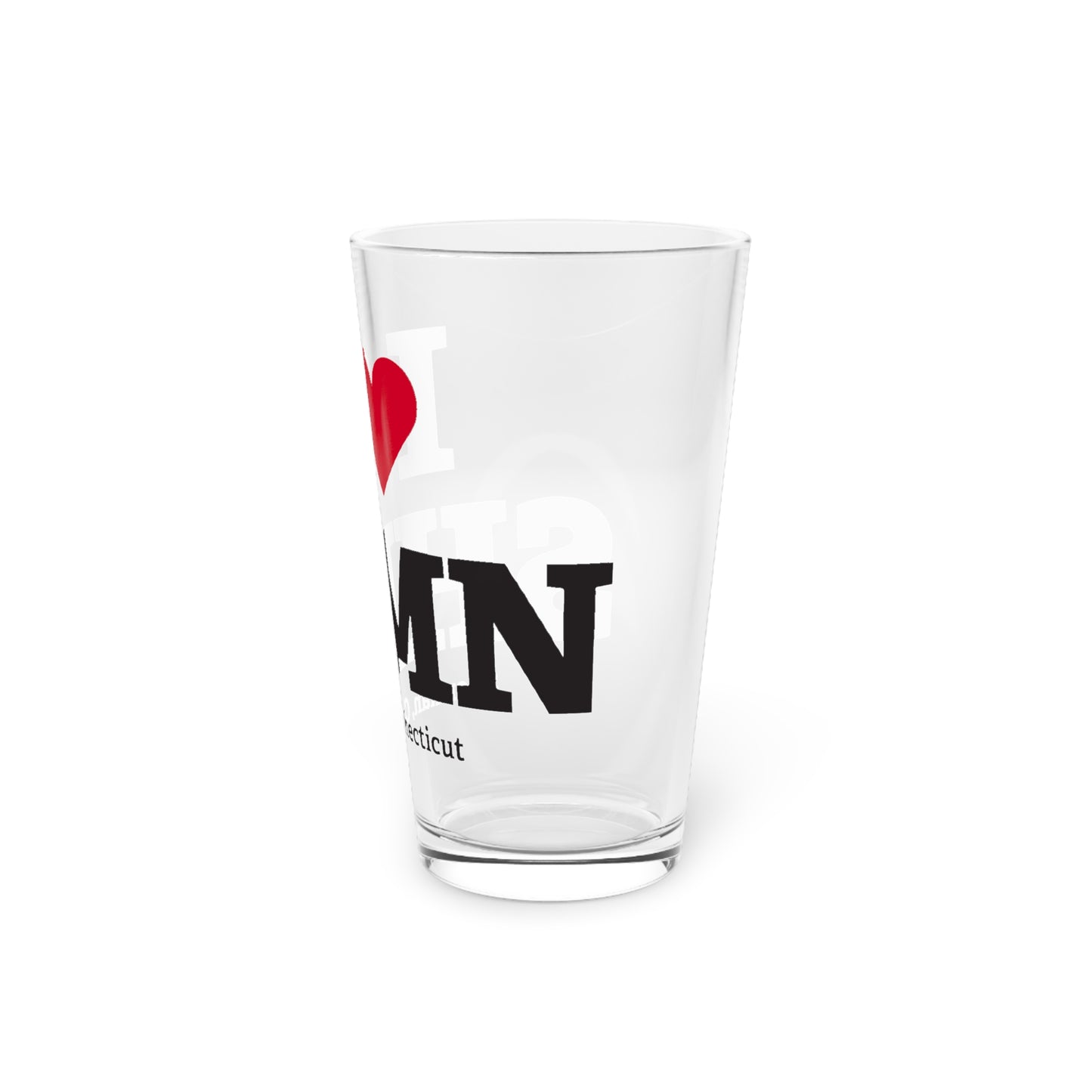 I Heart SHMN Pint Glass, 16oz