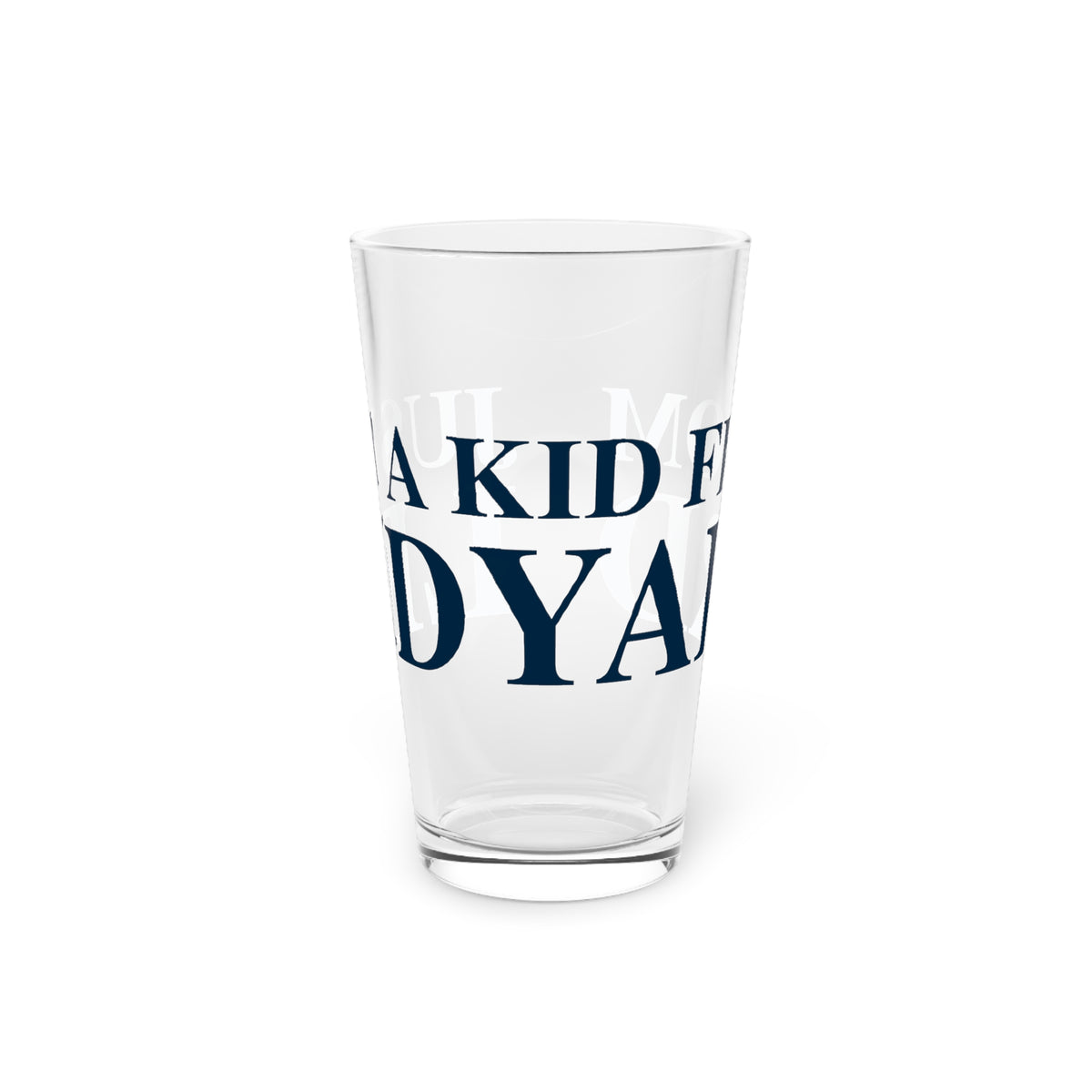 Just a kid from Ledyard Pint Glass, 16oz