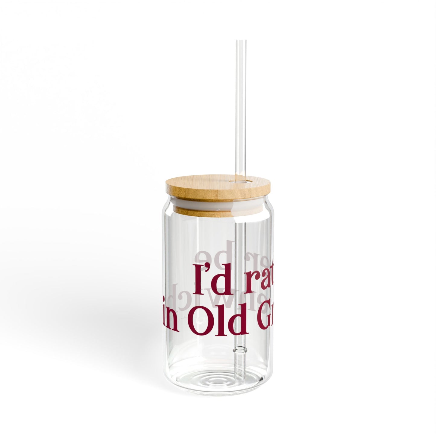 I’d rather be in Old Greenwich Sipper Glass, 16oz