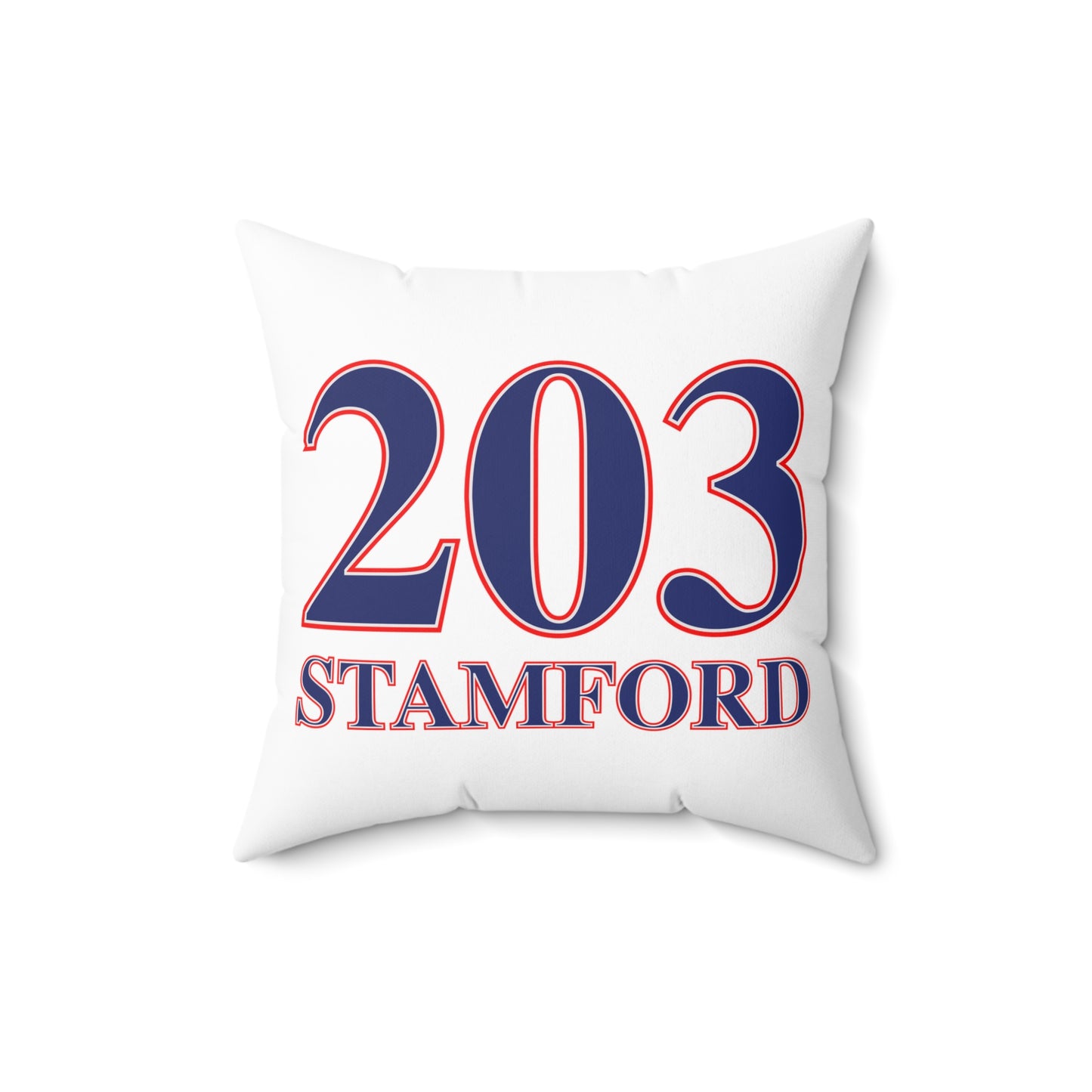 203 Stamford Red White & Blue Spun Polyester Square Pillow