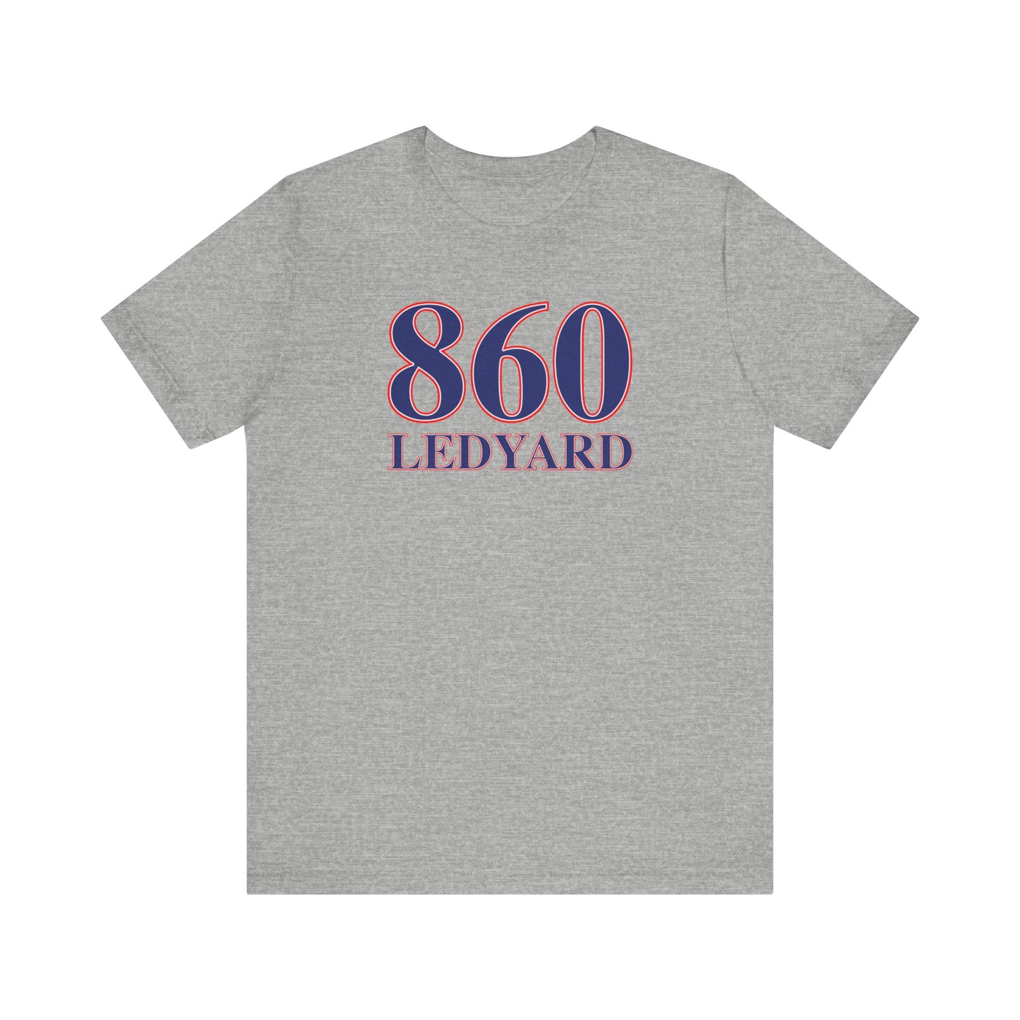 860 Ledyard Red White & Blue Unisex Jersey Short Sleeve T-Shirt