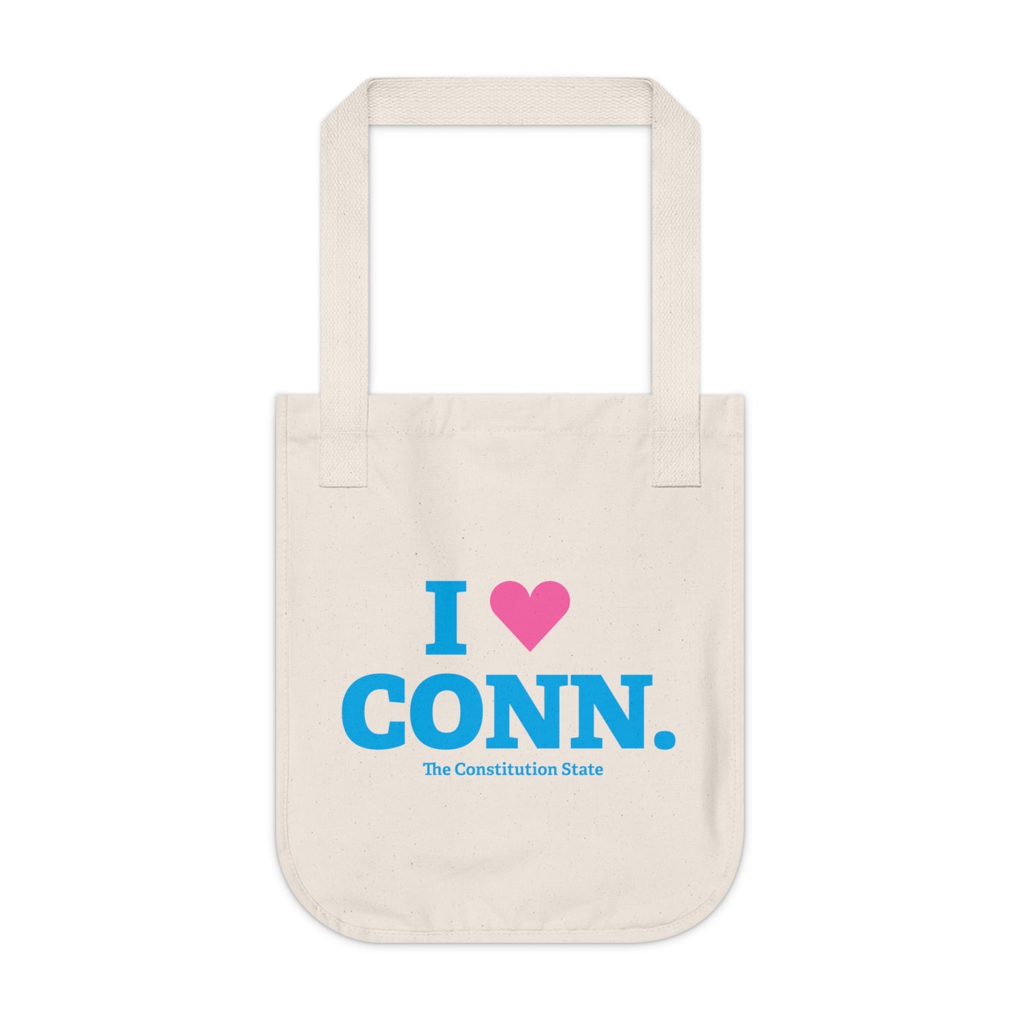 I Heart CONN. Organic Canvas Tote Bag