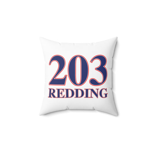 203 Redding Red White & Blue Spun Polyester Square Pillow