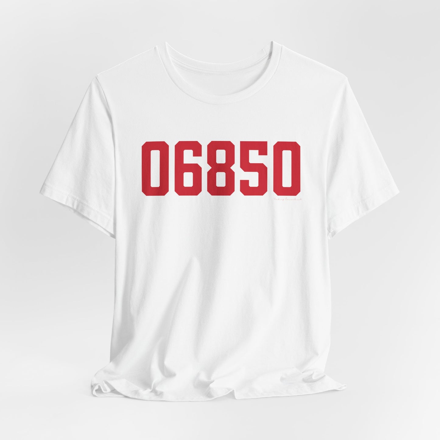 06850 Norwalk Connecticut Zip Code Unisex Jersey Short Sleeve T-Shirt