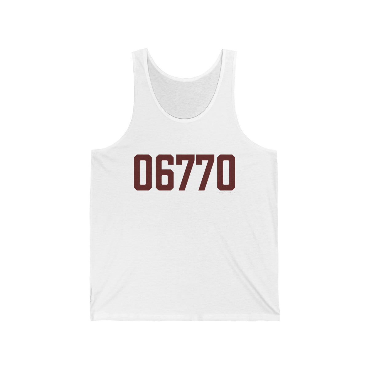 06770 Naugatuck Connecticut Zip Code Unisex Jersey Tank Top