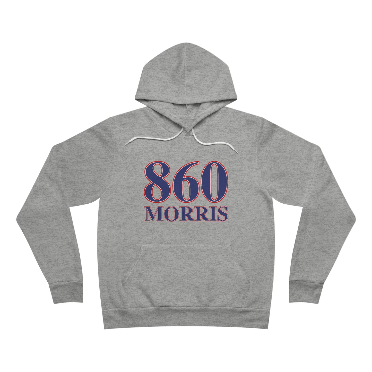 860 Morris Red White & Blue Unisex Sponge Fleece Pullover Hoodie