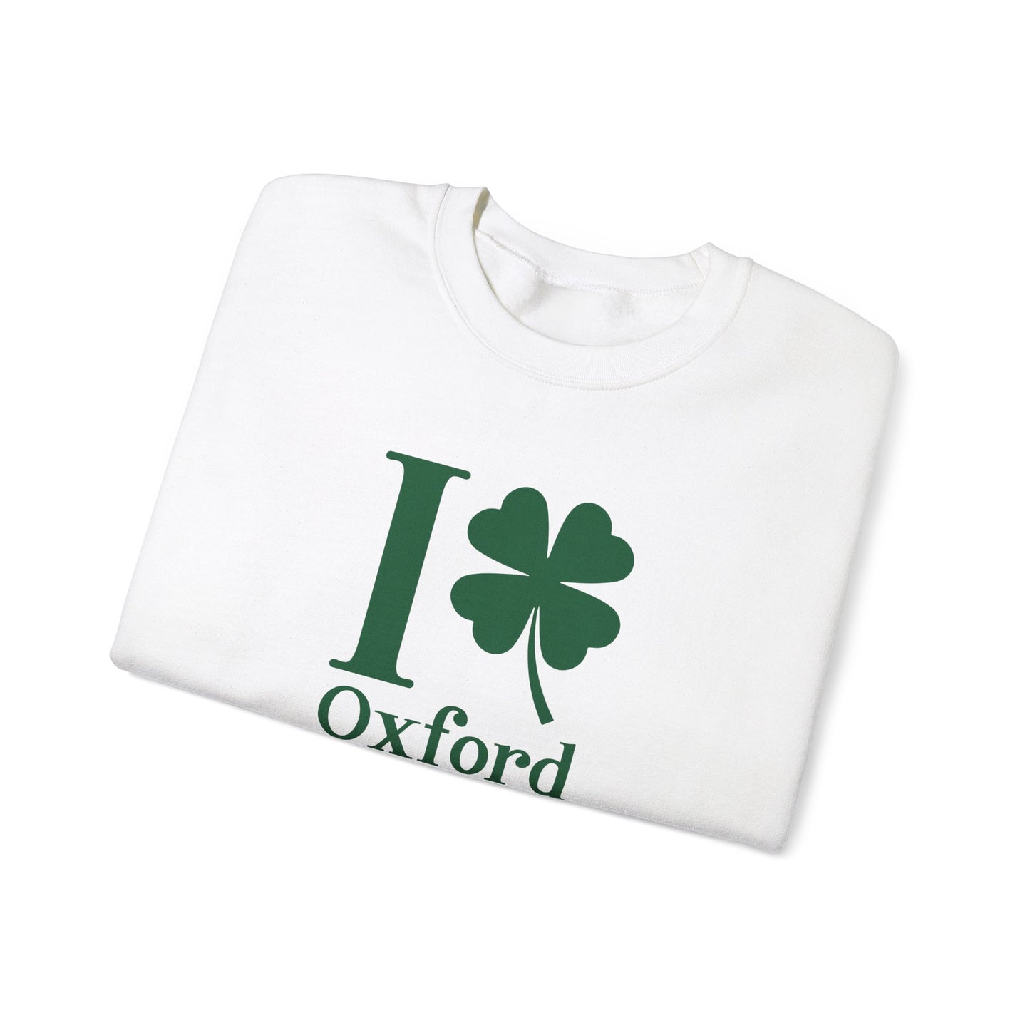 I Clover Oxford Unisex Heavy Blend™ Crewneck Sweatshirt