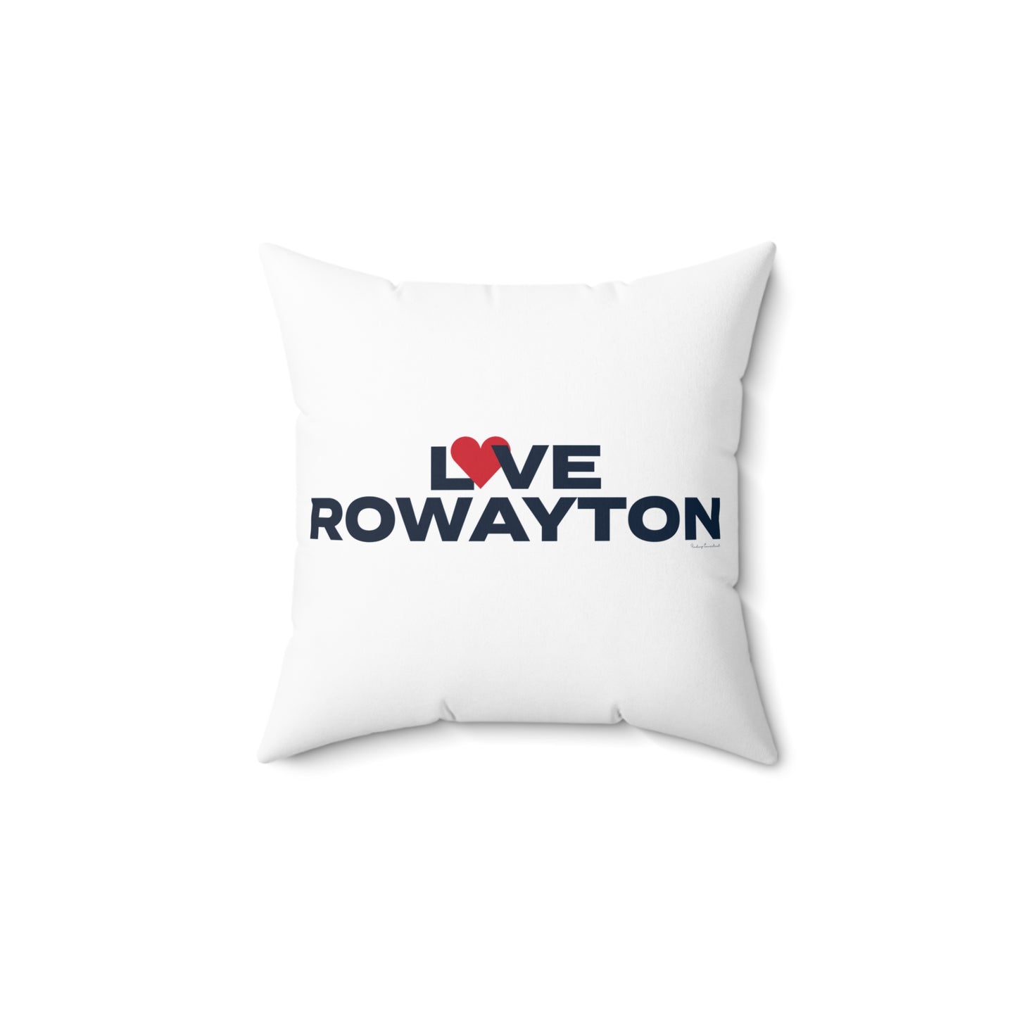 Love Rowayton Spun Polyester Square Pillow