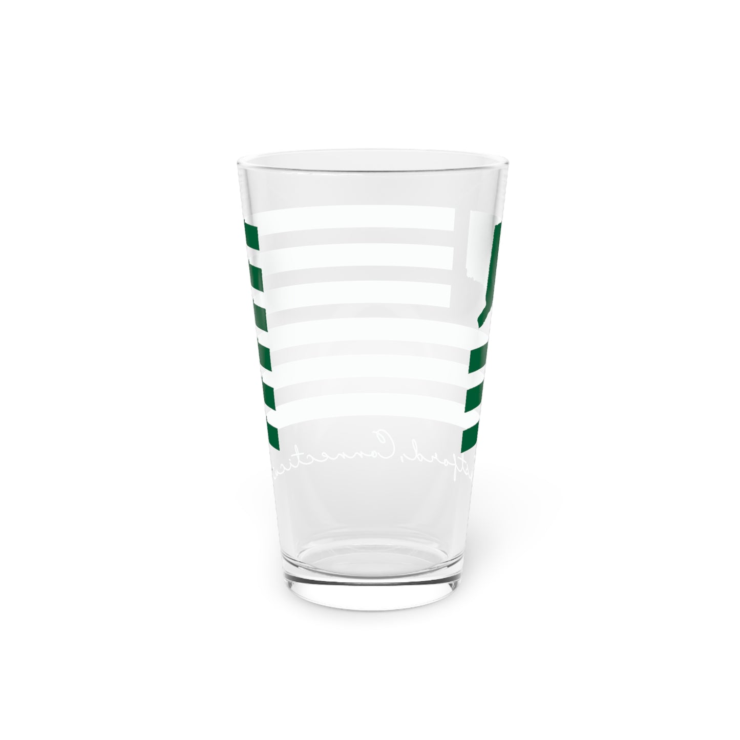 Eastford Connecticut St. Patrick’s Day Flag Pint Glass, 16oz