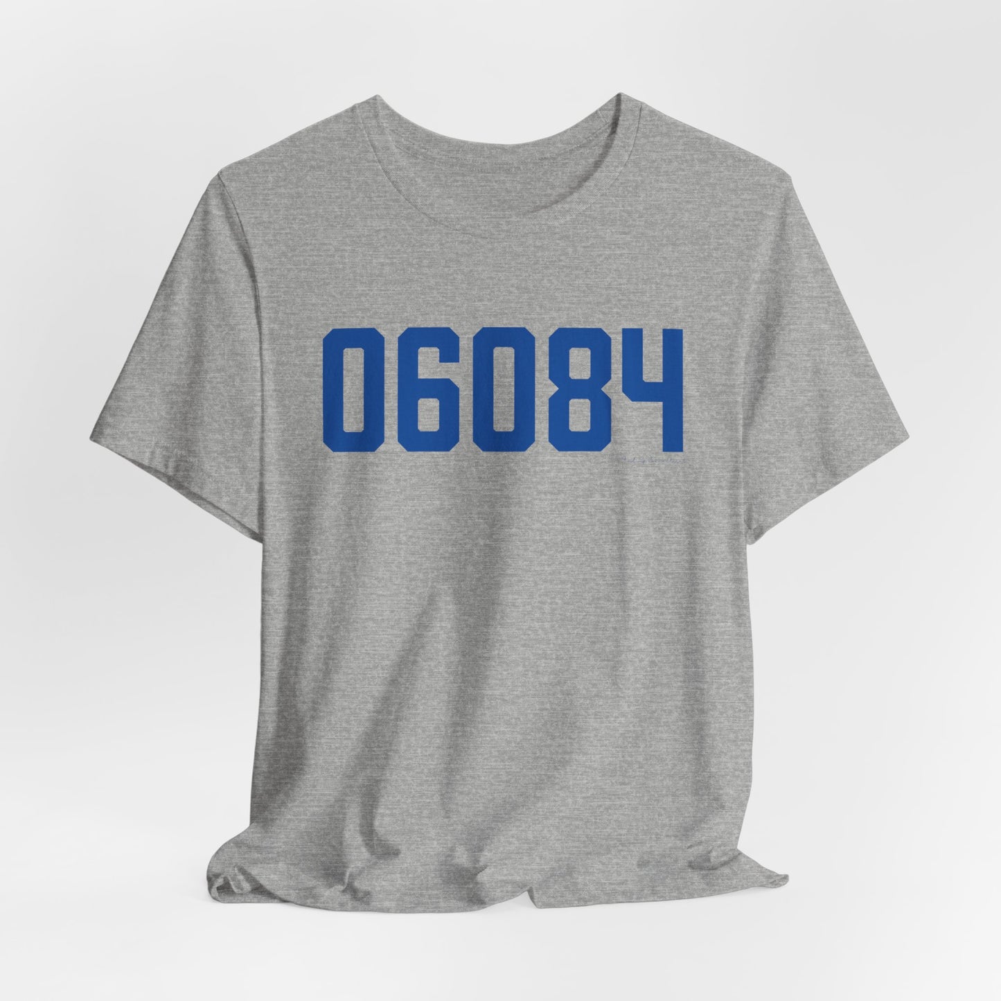 06084 Tolland Connecticut Zip Code Unisex Jersey Short Sleeve T-Shirt