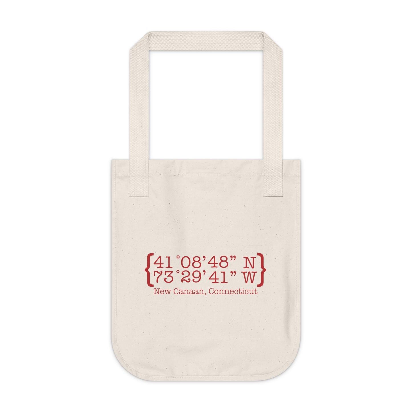 New Canaan Coordinates Organic Canvas Tote Bag
