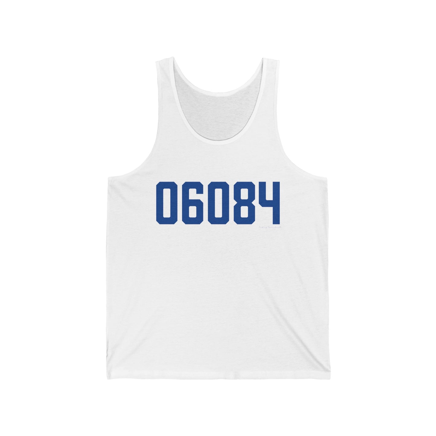 06084 Tolland Connecticut Zip Code Unisex Jersey Tank Top