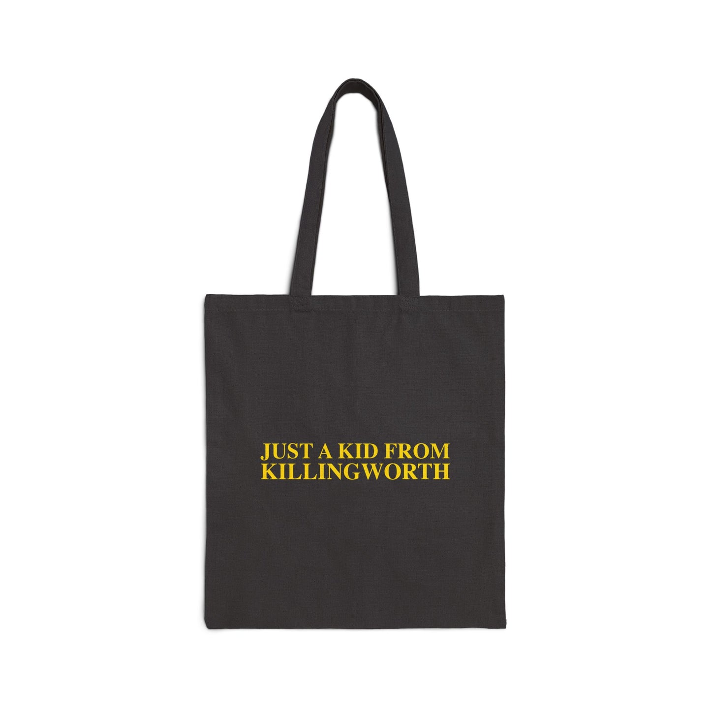 Just a kid from Killingworth Cotton Canvas Tote Bag