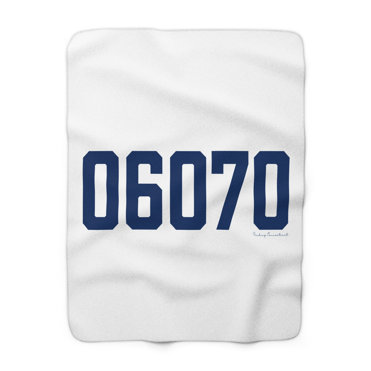 06070 Simsbury Connecticut Zip Code Sherpa Fleece Blanket