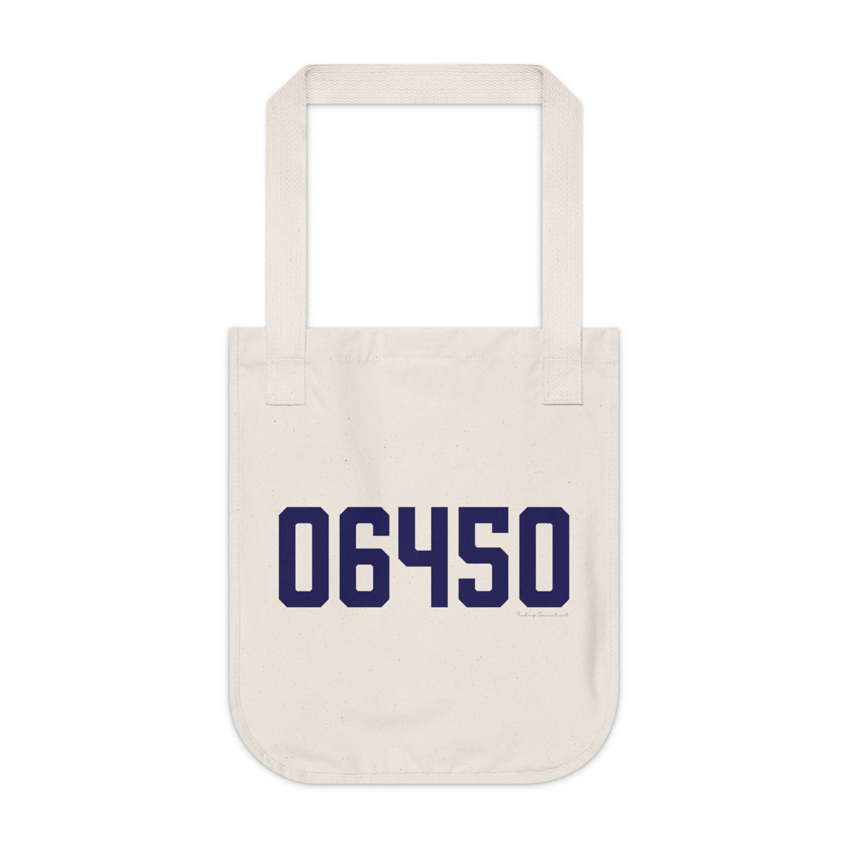 06450 Meriden Connecticut Zip Code Organic Canvas Tote Bag