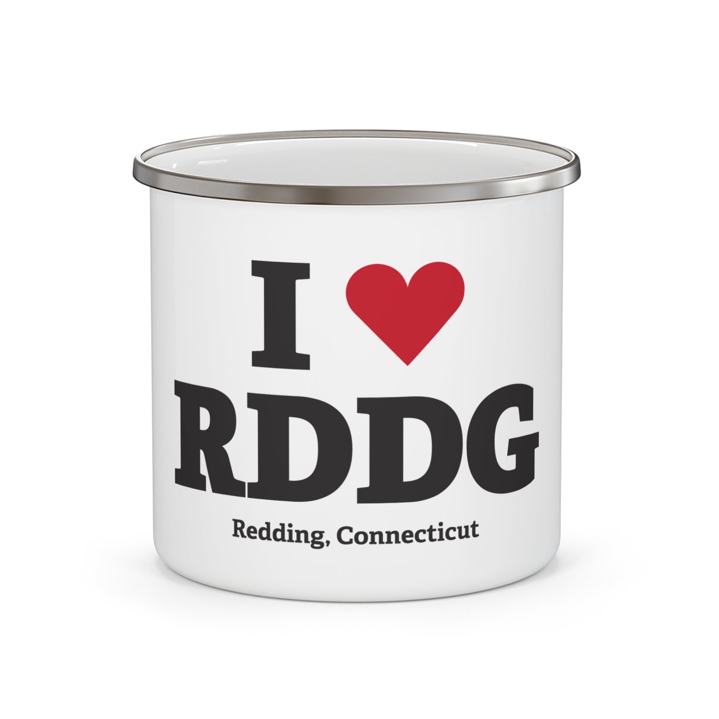 I Heart RDDG Enamel Camping Mug