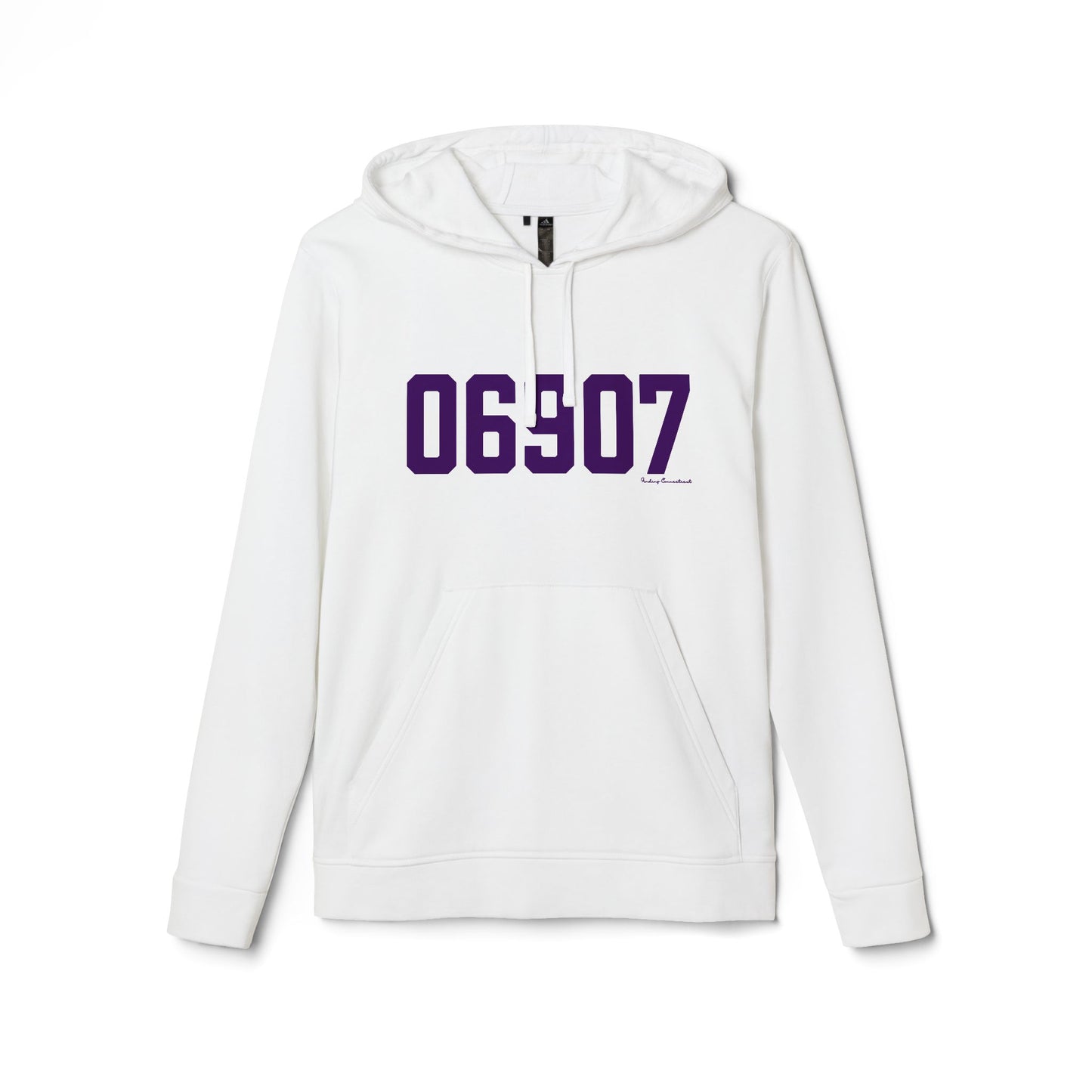 06907 Stamford Connecticut Zip Code adidas Unisex Fleece Hoodie Sweatshirt