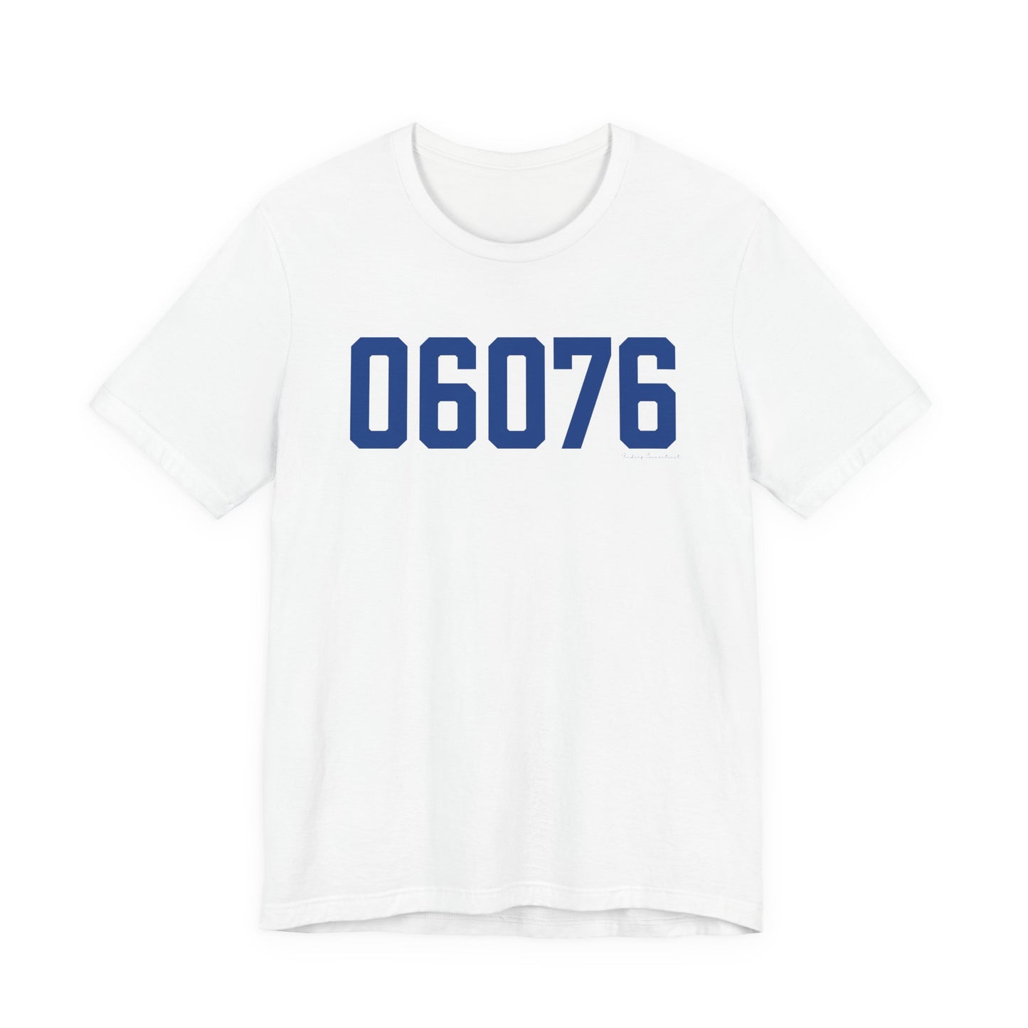 06076 Stafford Connecticut Zip Code Unisex Jersey Short Sleeve T-Shirt
