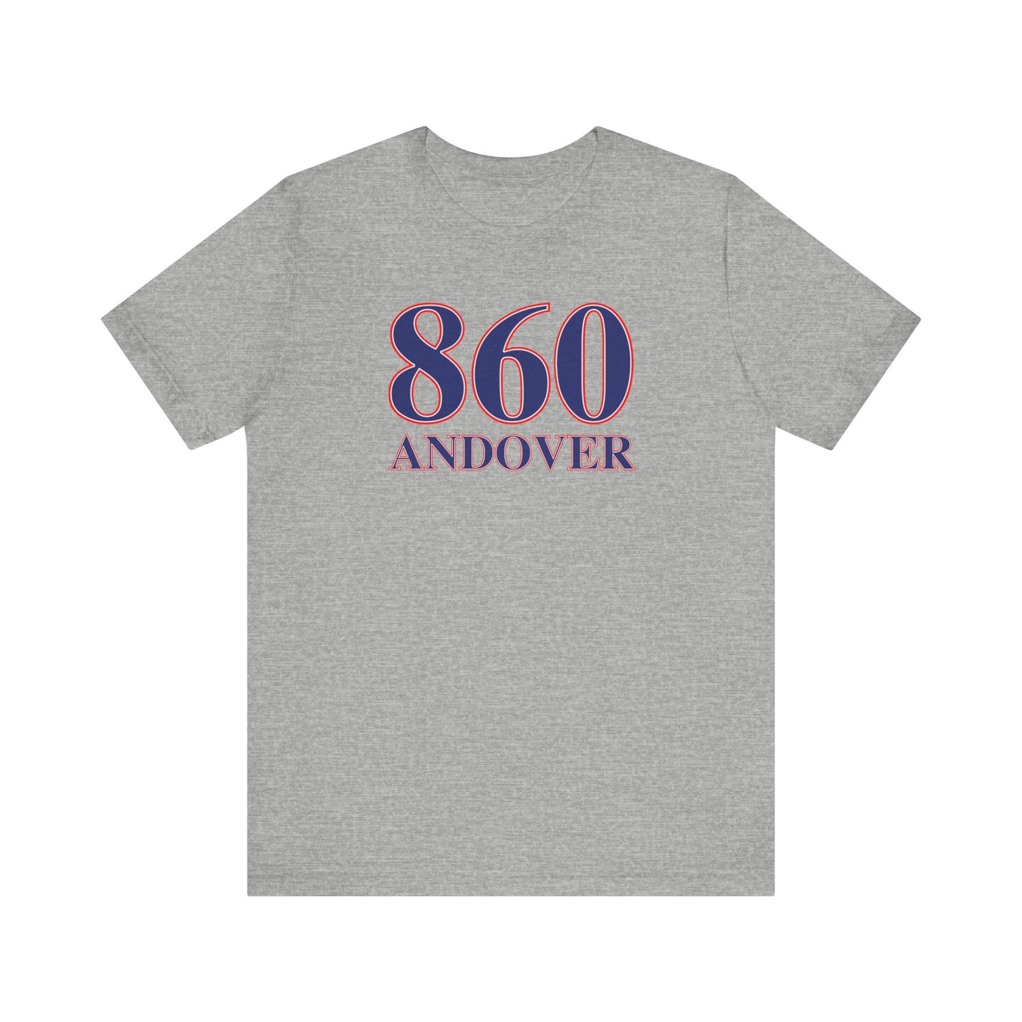 860 Andover Red White & Blue Unisex Jersey Short Sleeve T-Shirt