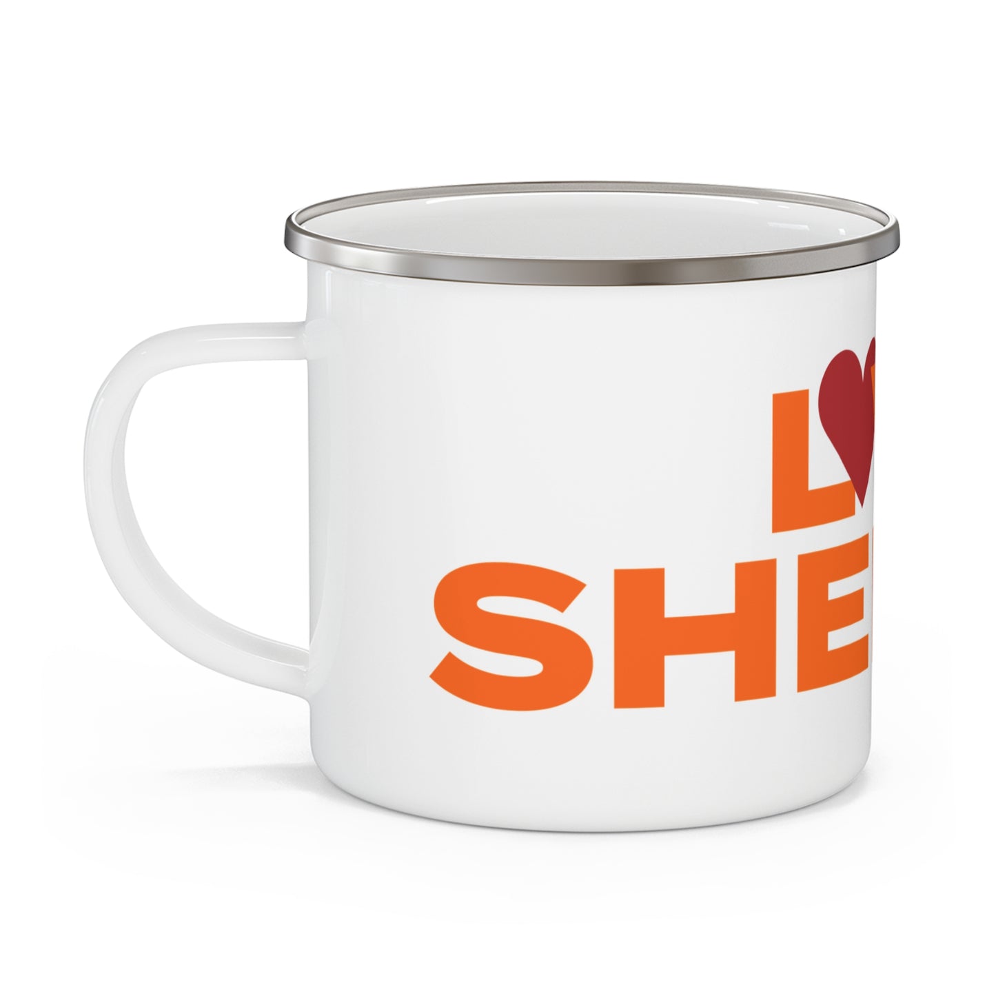 Love Shelton Enamel Camping Mug