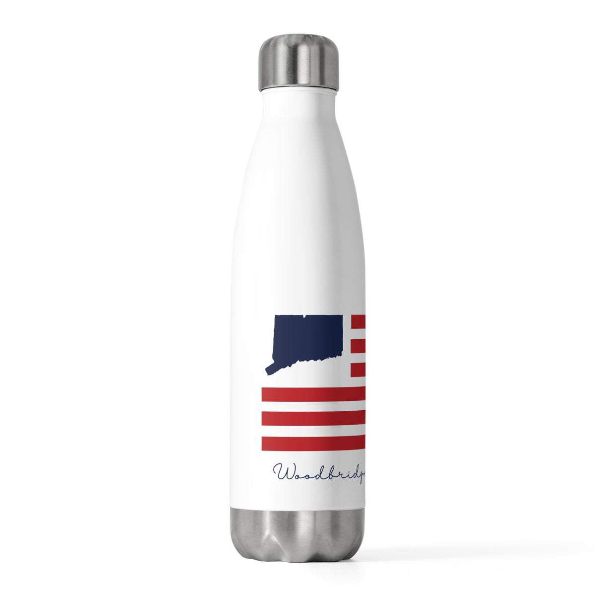 Woodbridge Connecticut Flag 11oz 20 oz Insulated Bottle