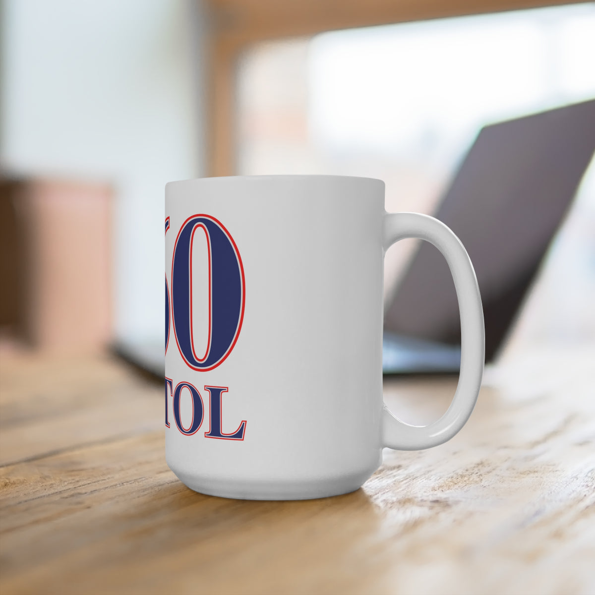 860 Bristol Red, White & Blue Mug 15oz