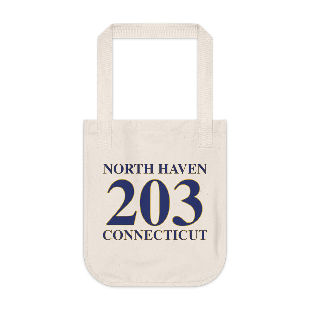 North Haven 203 Connecticut Organic Canvas Tote Bag