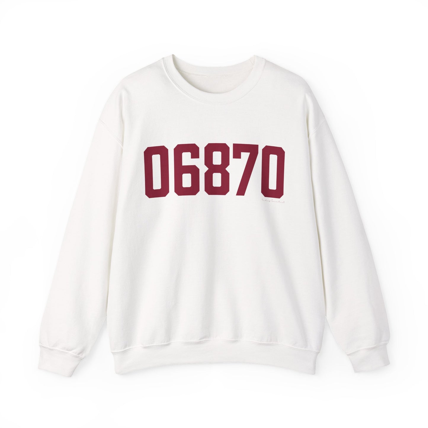 06870 - Greenwich Connecticut Zip Code Unisex Heavy Blend™ Crewneck Sweatshirt