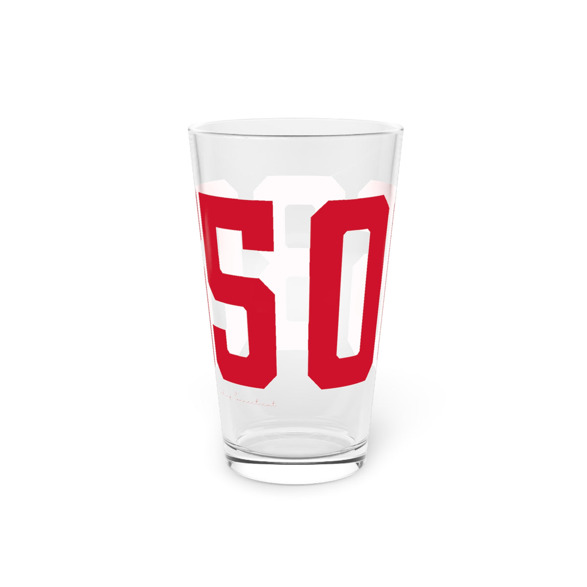06365 Preston Connecticut Zip Code Pint Glass, 16oz
