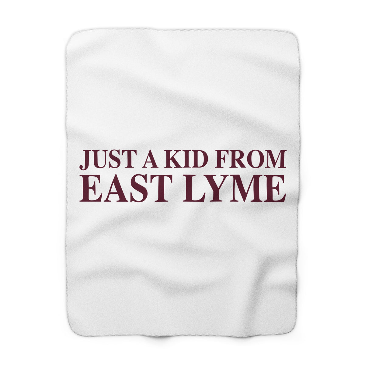 Just a kid from Franklin Sherpa Fleece Blanket