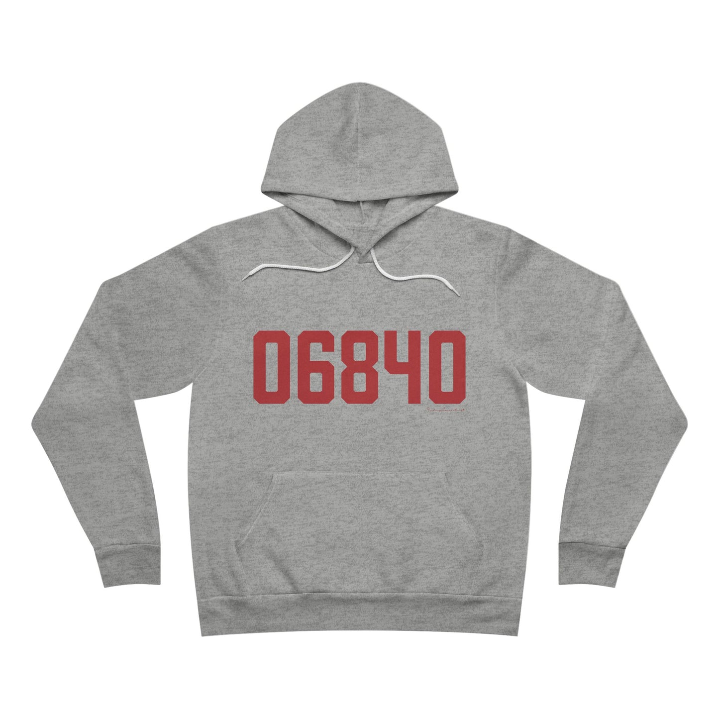 06840 New Canaan Connecticut Zip Code Unisex Sponge Fleece Pullover Hoodie
