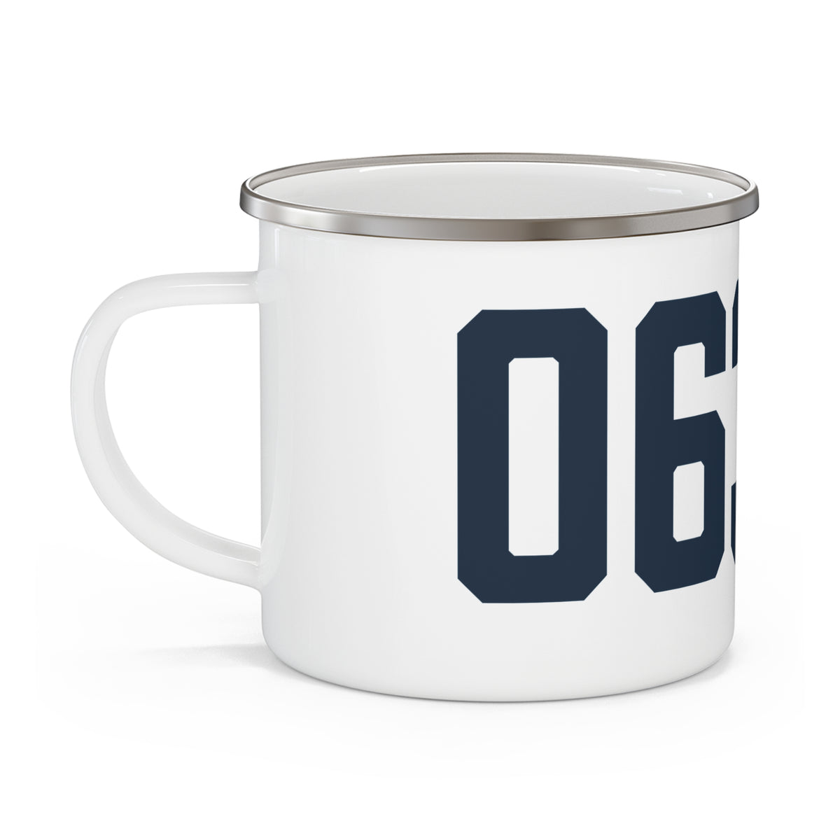 06339 Ledyard Connecticut Zip Code Enamel Camping Mug