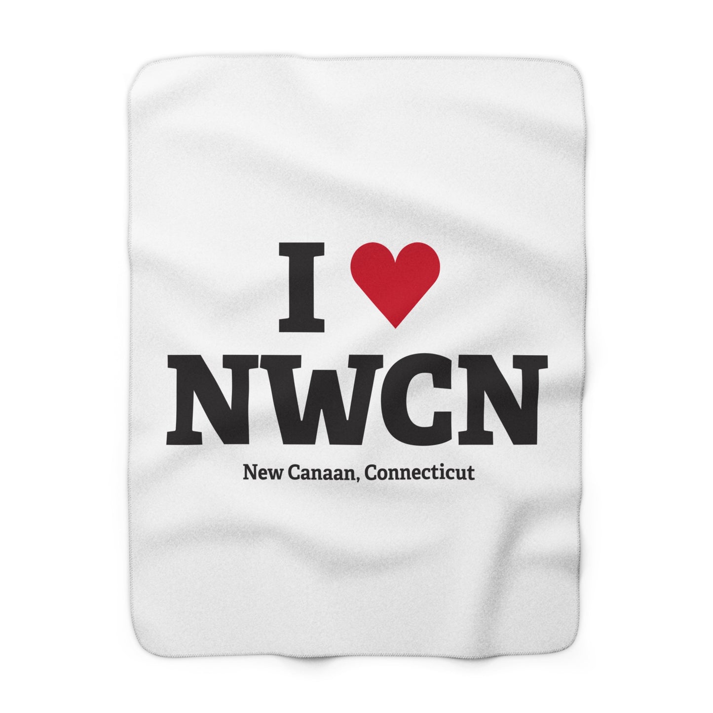 I Heart NWCN Sherpa Fleece Blanket