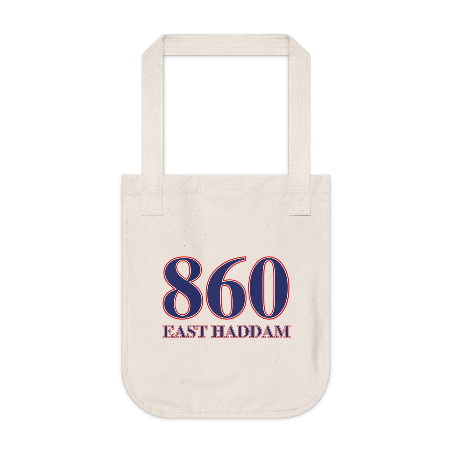 860 East Haddam Red, White & Blue Organic Canvas Tote Bag