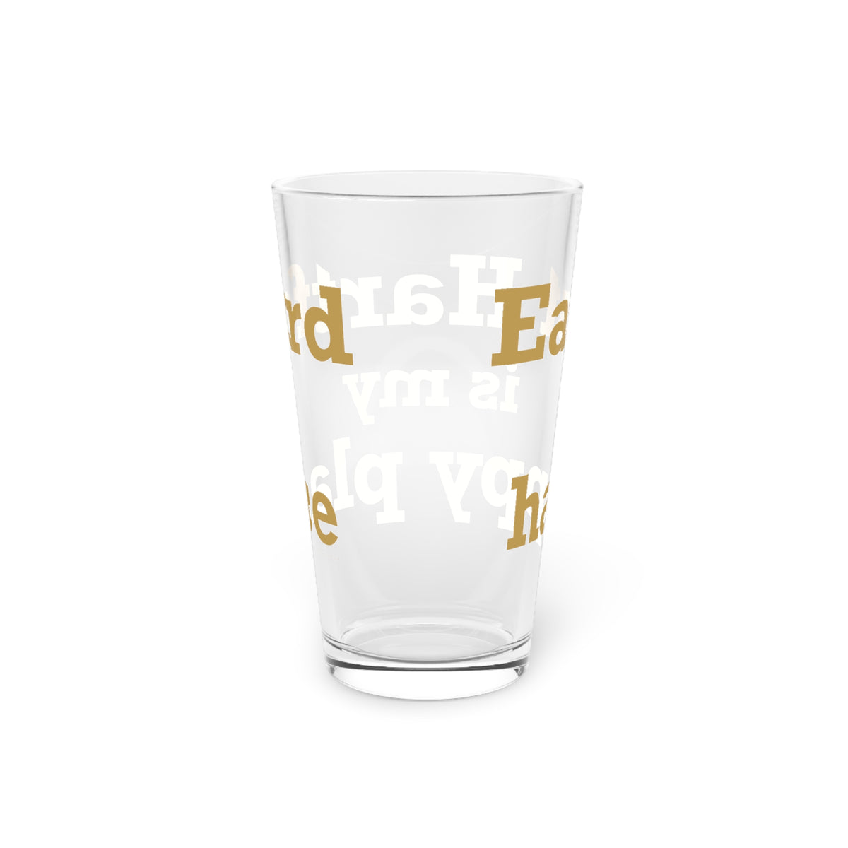 East Hartford is My Happy Place Pint Glass, 16oz