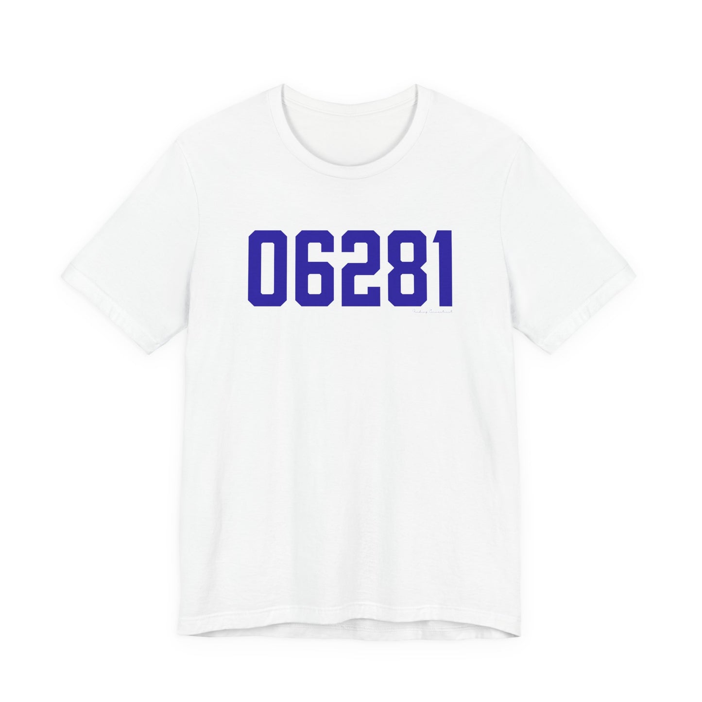 06281 Woodstock Connecticut Zip Code Unisex Jersey Short Sleeve T-Shirt